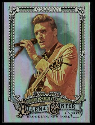 2025 Topps Allen & Ginter #253 Brandon Coleman Silver Portrait