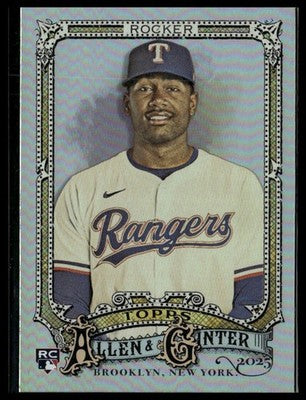 2025 Topps Allen & Ginter #124 Kumar Rocker Silver Portrait