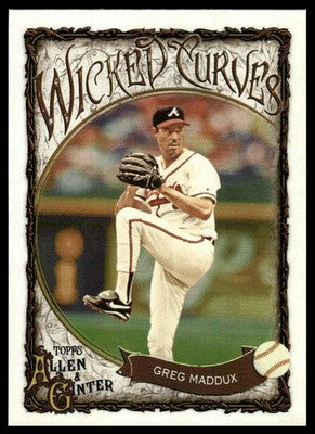 2025 Topps Allen & Ginter #WC-17 Greg Maddux Wicked Curves