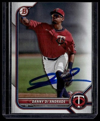 2022 Bowman Draft 1st Edition #BD-107 Danny De Andrade On Card Auto