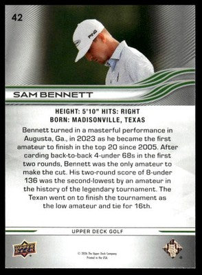2026 Upper Deck #42 Sam Bennett