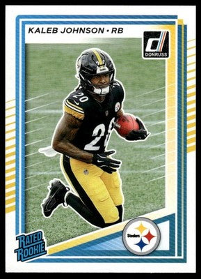 2025 Donruss #322 Kaleb Johnson