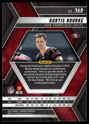 2025 Panini Mosaic #368 Kurtis Rourke