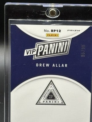 Panini Drew Allar Penn State Red Prizm National VIP 95 /99 RP-12