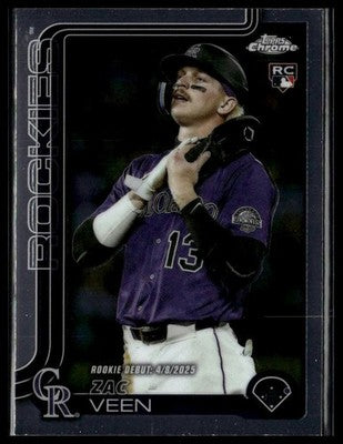 2025 Topps Chrome Update #USC186 Zac Veen