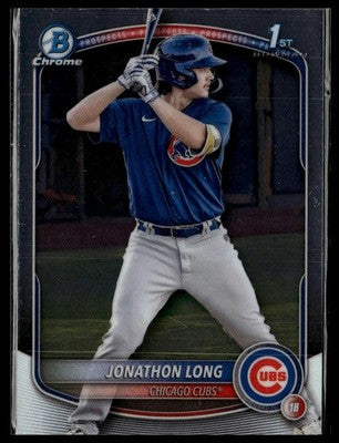 2025 Bowman #BCP-58 Jonathon Long Chrome Prospects Reptilian Refractor