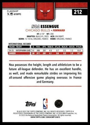 2025-26 Topps #212 Noa Essengue