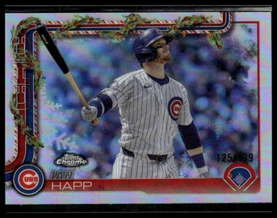 2025 Topps Holiday #HC27 Ian Happ Chrome #/499
