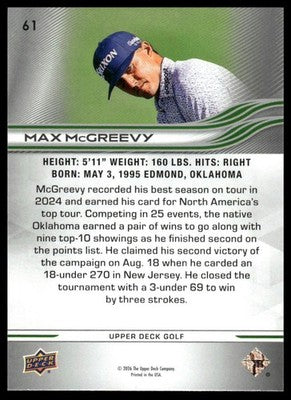 2026 Upper Deck #61 Max McGreevy