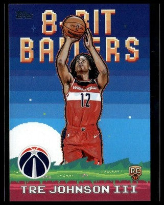 2025-26 Topps #8B-36 Tre Johnson III 8-Bit Ballers