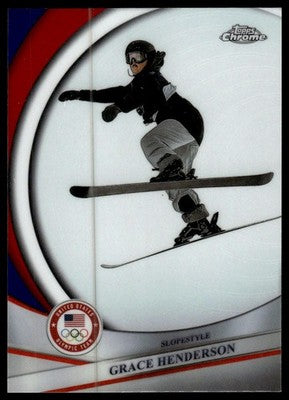 2026 Topps Chrome U.S. Winter Olympic Hopefuls #6 Grace Henderson