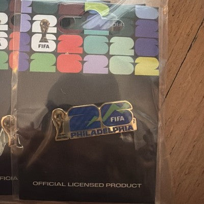 2026 FIFA World Cup Logo Pin Philadelphia