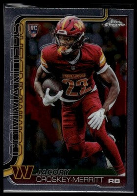 2025 Topps Chrome #387 Jacory Croskey-Merritt