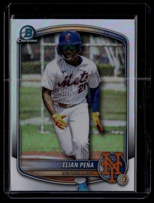 2025 Bowman Draft #BDC-115 Elian Peña Chrome Refractor