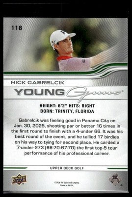 2026 Upper Deck #118 Nick Gabrelcik