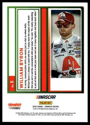 2025 Donruss #6 William Byron