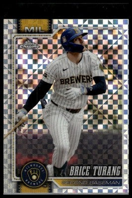 2026 Topps Chrome #4 Brice Turang X-Fractors