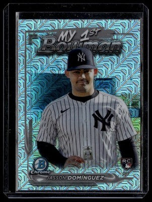 2024 Bowman Chrome #M1B-32 Jasson Domínguez My 1st Bowman Mojo Refractors