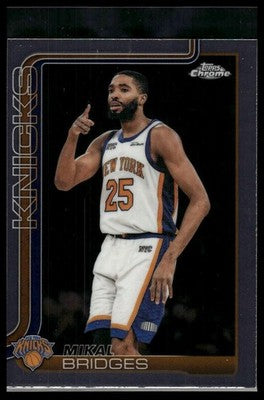 2025-26 Topps Chrome Update #60 Mikal Bridges