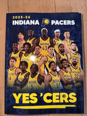 2025-2026 NBA Indiana Pacers Official Yearbook