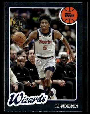 2025-26 Topps #80BK-18 AJ Johnson 1980-81 Topps Basketball