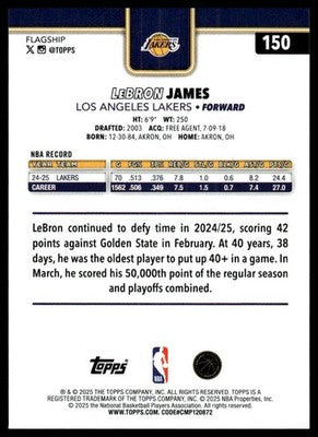 2025-26 Topps #CC-2 LeBron James Companion Cards