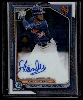 2024 Bowman #CPA-SC Stanley Consuegra Chrome Prospects Autographs