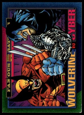 1993 SkyBox Marvel Universe #161 Wolverine / Cyber