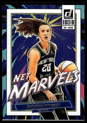 2026 Donruss WNBA #12 Sabrina Ionescu Net Marvels