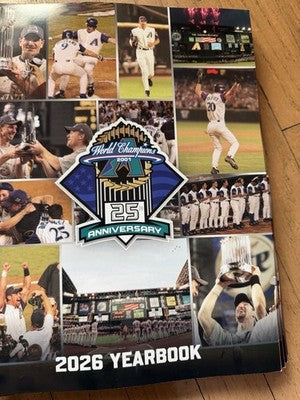 2026 Arizona Diamondbacks Official Yearbook In Stock