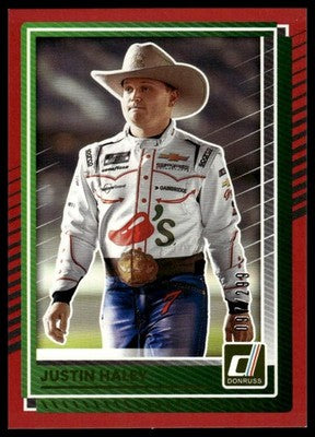 2025 Donruss #86 Justin Haley Red #/299