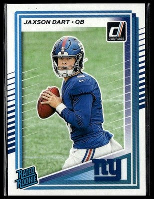 2025 Panini Donruss JAXSON DART #400 Rated Rookie Base - New York Giants