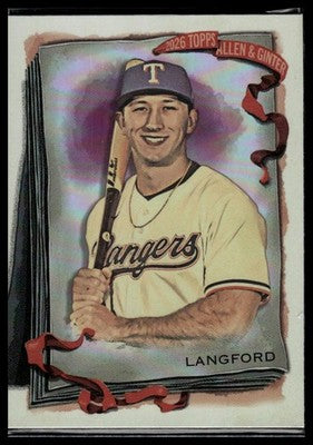 2026 Topps Allen & Ginter #105 Wyatt Langford Silver Portrait