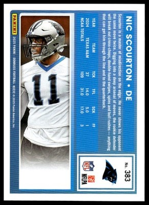 2025 Donruss #383 Nic Scourton