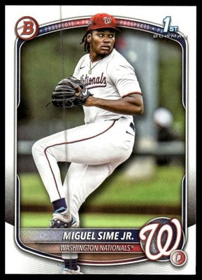 2025 Bowman Draft #BD-181 Miguel Sime Jr.