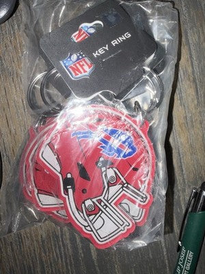 Buffalo Bills Red Helmet Logo Key ring NFL