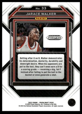 2023 Panini Prizm Draft Picks #33 Jarace Walker
