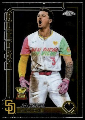 2025 Topps Chrome #61 Jackson Merrill Refractors