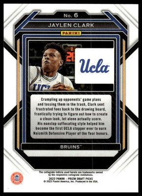 2023 Panini Prizm Draft Picks #6 Jaylen Clark