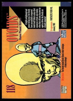 1993 SkyBox Marvel Universe #118 Ovoids