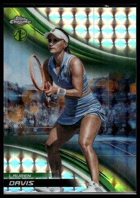 2025 Topps Chrome #260 Lauren Davis Geometric Refractor