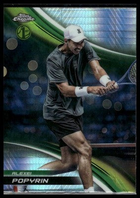 2025 Topps Chrome #298 Alexei Popyrin Prism Refractor
