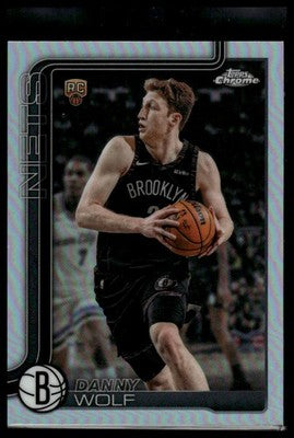 2025-26 Topps Chrome Update #177 Danny Wolf Refractor