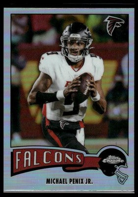 2025 Topps Chrome #1975-2 Michael Penix Jr. 1975 Topps Refractor