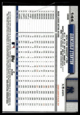 2026 Topps Chrome #144 Giancarlo Stanton Geometric Refractors
