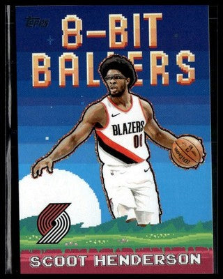 2025-26 Topps #8B-14 Scoot Henderson 8-Bit Ballers
