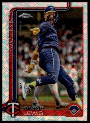 2025 Topps Chrome Logofractor Edition #254 Royce Lewis