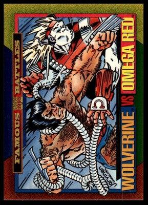 1993 SkyBox Marvel Universe #177 Wolverine / Omega Red