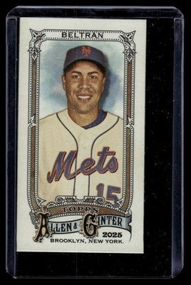 2025 Topps Allen & Ginter #153 Carlos Beltrán Mini