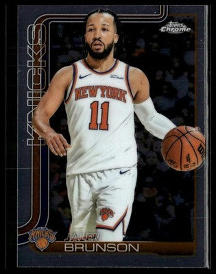 2025-26 Topps Chrome #101 Jalen Brunson